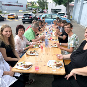 Grillparty bei der Wallimann Druck und Verlag AG