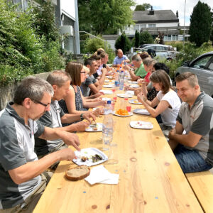 Grillparty bei der Wallimann Druck und Verlag AG