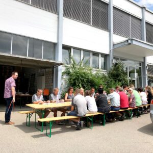 Grillparty bei der Wallimann Druck und Verlag AG