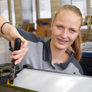 Svenja Limacher, Lernende Drucktechnologin, Wallimann Druck und Verlag AG