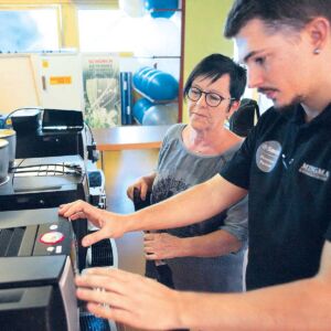 Gewerbeausstellung Beromünster, Mingmatic, Kaffeemaschine