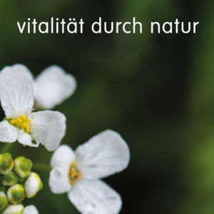 Viatlität durch natur, der Slogan wurde von Wallimann Druck kreiert.