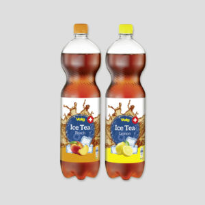 Relaunch, Volg, Ice Tea, Peach, Lemon, Redesign